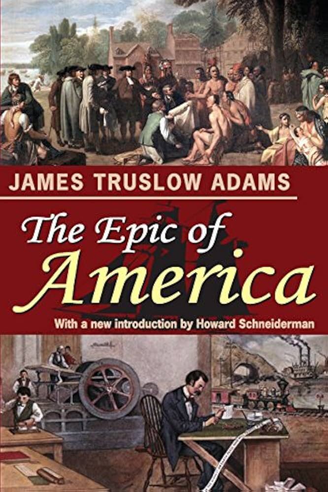 کتاب «حماسه آمریکا» (The Epic of America)
